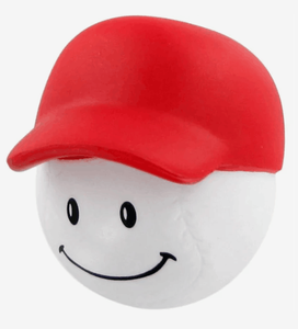 Balle anti-stress avec impression de logo personnalisé en gros Balles anti-stress pour casquette de baseball folle - Product Image 4
