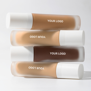 卸売50色クリームフェイスファンデーションメイクアップカスタムロゴ防水とマットフルカバレッジプライベートラベルリキッドファンデーション - Product Image 1