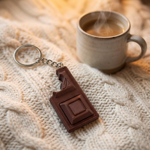 Pendentifs porte-clés en plastique chocolaté créatifs de style nouveau, personnalisables CCH - Product Image 2
