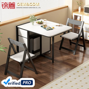 Phong Cách Hiện Đại Nhỏ Có Kích Thước Gấp Lưu Trữ Bàn Ăn Đặt Nhà Máy Trực Tiếp Đồ Nội Thất Nhà Cho Căn Hộ Sử Dụng Cho Khách Sạn - Product Image 2