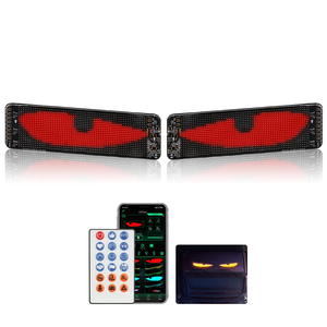 Panneau LED flexible <span class=keywords><strong>pour</strong></span> voiture RGX multi-tailles, yeux clignotants, décoration créative <span class=keywords><strong>pour</strong></span> voiture, camion, lumière LED dynamique - Product Image 6