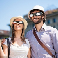Lunettes diffractives Lunettes d'observation du soleil Télescope astronomique filtre solaire Lunettes d'éclipse