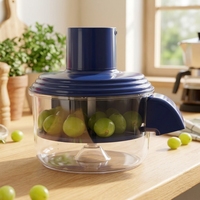 Grensoverschrijdende bestseller druivenpeller Europa Japan Korea; Volledig automatische multifunctionele ABS huishoudelijke elektrische fruitpeller