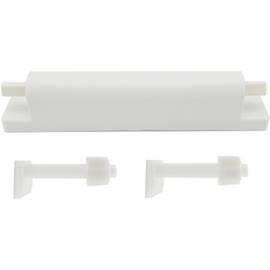 Bisagras para asientos de inodoro, blancas, 22 cm de longitud - Product Image 3