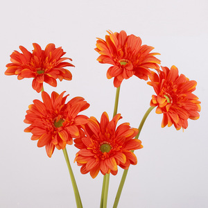 <b>Artificial</b> Gerbera Daisy Single <b>Stem</b> 64cm Long 13cm Head High Simulation Home Decor Wedding Use - Product Image 1