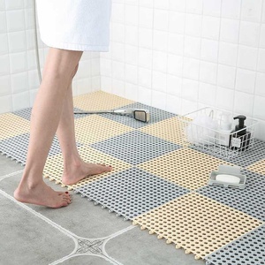Alfombrilla combinada de empalme para Hotel, alfombrilla de pie de plástico de PVC para lavarse las manos, baño, impermeable, impermeable, antideslizante, Ma - Product Image 3