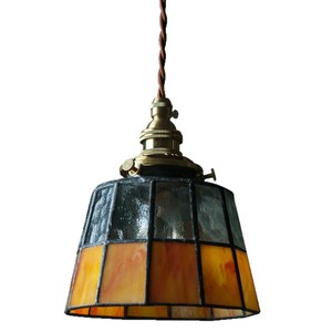 Lámpara colgante de cristal y latón estilo vintage, E26, un solo cabezal, redonda, dorada, para comedor, cafetería, bar, salón de té - Product Image 5