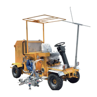 Machine de marquage routier à pulvérisation à froid de petite taille, type autoporté