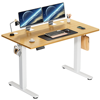 Bureau électrique réglable en hauteur 40x24 pouces, poste de travail informatique assis-debout ergonomique, table de bureau – Meilleures ventes