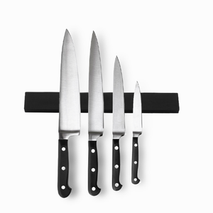 Barres magnétiques <span class=keywords><strong>pour</strong></span> <span class=keywords><strong>couteaux</strong></span> en silicone de 10 pouces, porte-<span class=keywords><strong>couteaux</strong></span> <span class=keywords><strong>magnétique</strong></span> noir <span class=keywords><strong>pour</strong></span> mur dans la <span class=keywords><strong>cuisine</strong></span> - Product Image 1