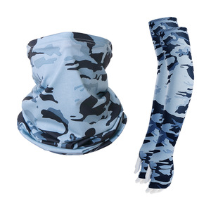 2025 personalizado al aire libre protección solar hielo seda cabeza cara cuello sombrilla bicicleta diadema Collar polaina tubo Bandana y brazo mangas conjunto - Product Image 6
