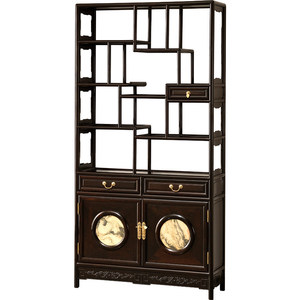Redwood Ziguang Sandalwood Ming and Qing Classical Jiangsu <b>Antique</b> Tea Rack Display Cabinet Storage Shelf Bogu <b>Frame</b> Sand - Product Image 3