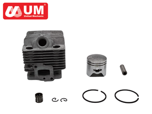 ชุดกระบอกสูบ UM BC520 52cc พร้อมลูกสูบและแหวน ขนาดกระบอกสูบ 44 มม. แกนลูกสูบ 10*36 มม. อะไหล่เครื่องตัดหญ้า - Product Image 1