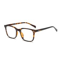 Gafas con Filtro de Luz Azul, Montura Cuadrada, Gafas Anti Luz Azul para Computadora, Sin Graduación