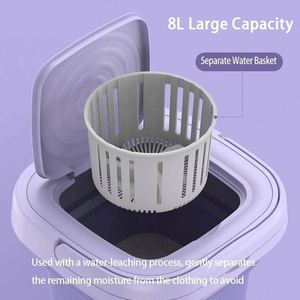 Folding Washing Machine, Household Portable <b>Mini</b> Baby Folding Washing Machine, Underwear Washing Machine - Product Image 2