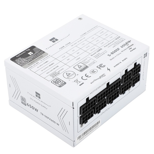 Thermalright 650W SGFX650-W ATX3.1 Gold Full Module SFX Power Supply 800W Desktop PSU with 24pin Interface 12V 5V Output Stock!