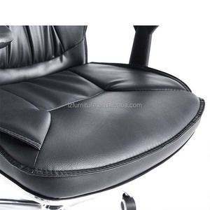 Chaise de bureau ergonomique de luxe en cuir, inclinable et à bascule, avec appui-tête, pour cadres, vente en gros - Product Image 6