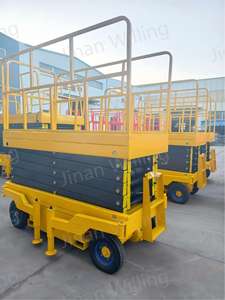 Мобильный ножничный подъемник 8 м (26 футов 3 дюйма): Сверхмощная подъемная платформа для обслуживания внутри и вне помещений - Product Image 2