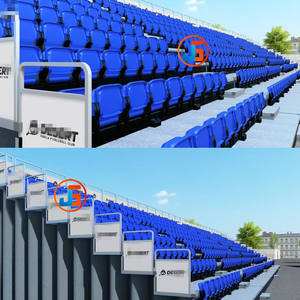 중국 골든 서플라이어 경기장 개폐식 표백제 VIP 표백제 좌석 실내 텔레스코픽 관람석 좌석 야외 스포츠 의자 - Product Image 6