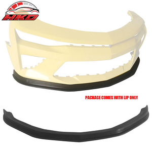 Compatible con Chevry Camaro V8 SS 2016-2018, Labio de Parachoques Delantero Estilo MDA, Negro Sin Pintar - Product Image 1
