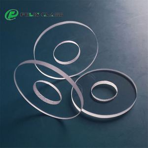 กระจกแก้วออปติคอล FELIX BK7/ฟิวด์ซิลิกา/CaF2/แซฟไฟร์ แบบเจาะรู กระจกแบน/แผ่นกระจก/กระจกหน้าต่าง มีรู - Product Image 1