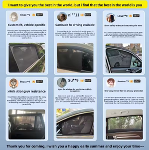 Parasol Magnético para Ventana de Coche para <span class=keywords><strong>Citroen</strong></span> C6, Cortina Retráctil con Protección UV y Aislamiento Térmico - Product Image 4