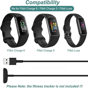 Câble de <span class=keywords><strong>charge</strong></span> magnétique USB de remplacement noir de 3,3 pieds (1 m) pour <span class=keywords><strong>Fitbit</strong></span> <span class=keywords><strong>Charge</strong></span> <span class=keywords><strong>5</strong></span>, <span class=keywords><strong>Charge</strong></span> 6, <span class=keywords><strong>Fitbit</strong></span> <span class=keywords><strong>Luxe</strong></span> Band - Product Image 6
