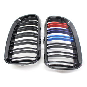 2X/Set Grille Noir Brillant Dual Slat M Look pour <span class=keywords><strong>BMW</strong></span> E92 <span class=keywords><strong>E93</strong></span> 10-14 Facelift Grill 51137254969 51137254967 - Product Image 3