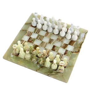 Juego de Ajedrez de Mármol Ónix Verde, Juego de Mesa Más Vendido con Piezas Elegantes, Juego Atemporal para el Hogar o la Oficina - Product Image 3