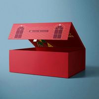 Boîte d'emballage en papier à clapet en forme de livre de luxe à fermeture magnétique imprimée avec logo personnalisé boîte cadeau magnétique rigide recyclable