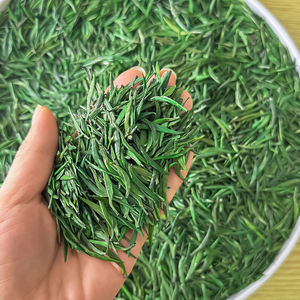 شاي أخضر صيني عالي الجودة على شكل إبرة من Clqq، معبأ في أكياس فاخرة، غني بالكافيين، شاي السعادة الأخضر لتجارة التجزئة في السوبر ماركت - Product Image 2