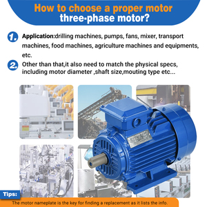 Meilleurs prix Moteurs triphasés AC 1HP 2HP 3HP 5HP 10HP 20HP 30HP 40HP 50HP - Product Image 6