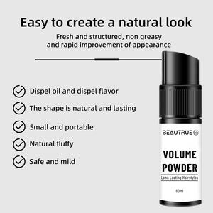 Polvo Texturizante para el Cabello con Aspecto Natural, Spray de Volumen para Peinar, Polvo de Acabado Mate con Efecto Voluminizador - Product Image 3