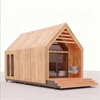 Sauna extérieur de luxe moderne en bois massif électrique 2025 avec toit pointu et design cubique