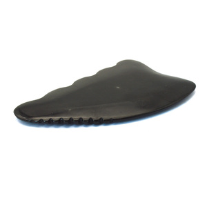 Masseur <span class=keywords><strong>facial</strong></span> traditionnel <span class=keywords><strong>chinois</strong></span> en pierre de Bian Gua Sha pour l'anti-âge et le lifting du visage, outil en jade de haute qualité - Product Image 2