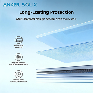 Panneau solaire Anker SOLIX PS200 200W, efficacité 25%, certifié UKCA, réglable, norme britannique - Product Image 2
