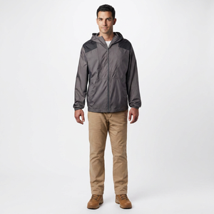 Chaqueta Cortavientos de Otoño para Hombre, Estilo Urbano, Cuello Alto, Material Personalizado, Chaqueta Acolchada con Logotipo Frontal, Gran Venta - Product Image 1