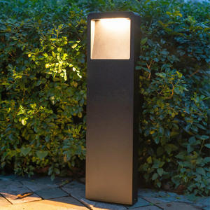 Lampes LED de jardin modernes minimalistes IP65, blanc chaud, étanches, en aluminium, pour éclairage paysager d'arbres et villas - Product Image 4