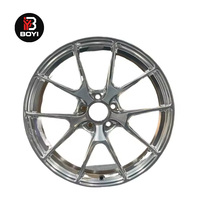 Jantes forgées monobloc en alliage d'aluminium léger personnalisées à 5 branches en Y, PCD 5x130 5x114.3 pour BMW E90 F80 F10