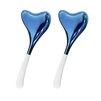 Bâtonnets de cryo Gua Sha 2 en 1, outils de soins de la peau du visage pour femmes, masseur facial, fournitures d'esthéticienne incassables en acier inoxydable