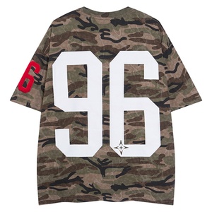 เสื้อยืดผู้ชายสไตล์อเมริกันสุดเทรนด์ ทรงปกติ ผ้าฝ้ายถัก 100% ลายพราง 3 มิติ แบบซับลิเมชั่น สำหรับฤดูร้อน - Product Image 1