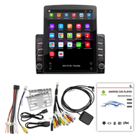 Autoradio universel 9,5 pouces avec écran IPS, unité centrale 4 cœurs, stéréo de voiture, GPS, vidéo, Carplay, Android Auto, lecteur DVD de voiture avec boutons