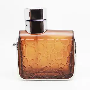 Frascos de perfume vazios de 110ml, frascos de vidro de alta qualidade e cara com tampa uv