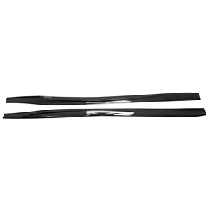 Faldones Laterales Estilo V de Fibra de Carbono Húmeda con Acabado Brillante y Tejido Twill, Envasados al Vacío, para GTR R35 2017-2020, Ajuste 1:1, 6 Meses de Garantía - Product Image 1