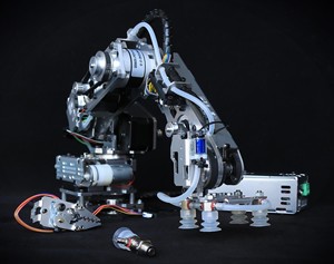 Kit de Brazo Robótico Stepper 24D, Modelo de Robot Industrial Multi-Eje, Mano Mecánica DIY para Arduino, Juguete Educativo STEM K12 - Product Image 1