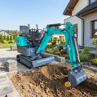 Pengiriman Gratis Mini Excavator 1.2 Ton EPA Euro 5 Mesin Kubota Crawler Digger Bekas Pakai Pertanian Rumah Mini Excavator Machine