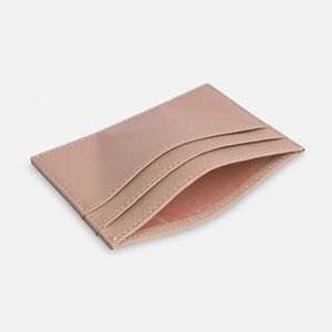 工場価格 スリム 上質 レザー カードホルダー 大人気 薄型 ID クレジットカード スリーブ PU サフィアーノレザー クレジットカード ホルダー - Product Image 4