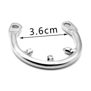 FRRK 304 Stainless Steel Metal <strong>Chastity</strong> Lock Accessory <strong>Spiked</strong> Device of <strong>Chastity</strong> <strong>Cage</strong> - Product Image 1