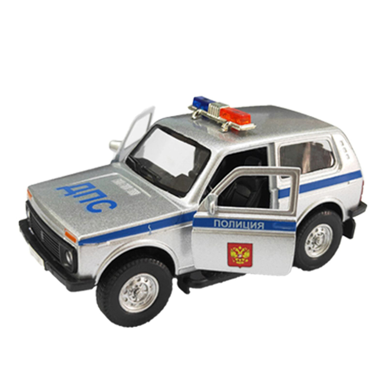 1 36スケールモデル車ロシア風警察ダイキャストカーニヴァUaz