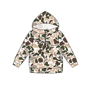 Précommande : Ensemble Famille Assorti – Sweats à Capuche Camouflage Décontractés Automne-Hiver pour Bébés et Tout-Petits Garçons - Product Image 6